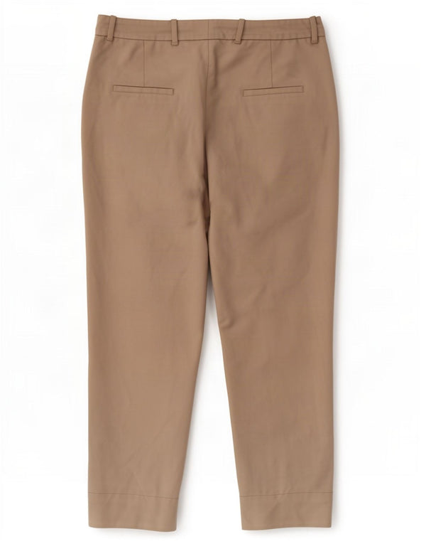 Zara Mujer Pantalones Cortos Slim Medium W28 L25 Beige