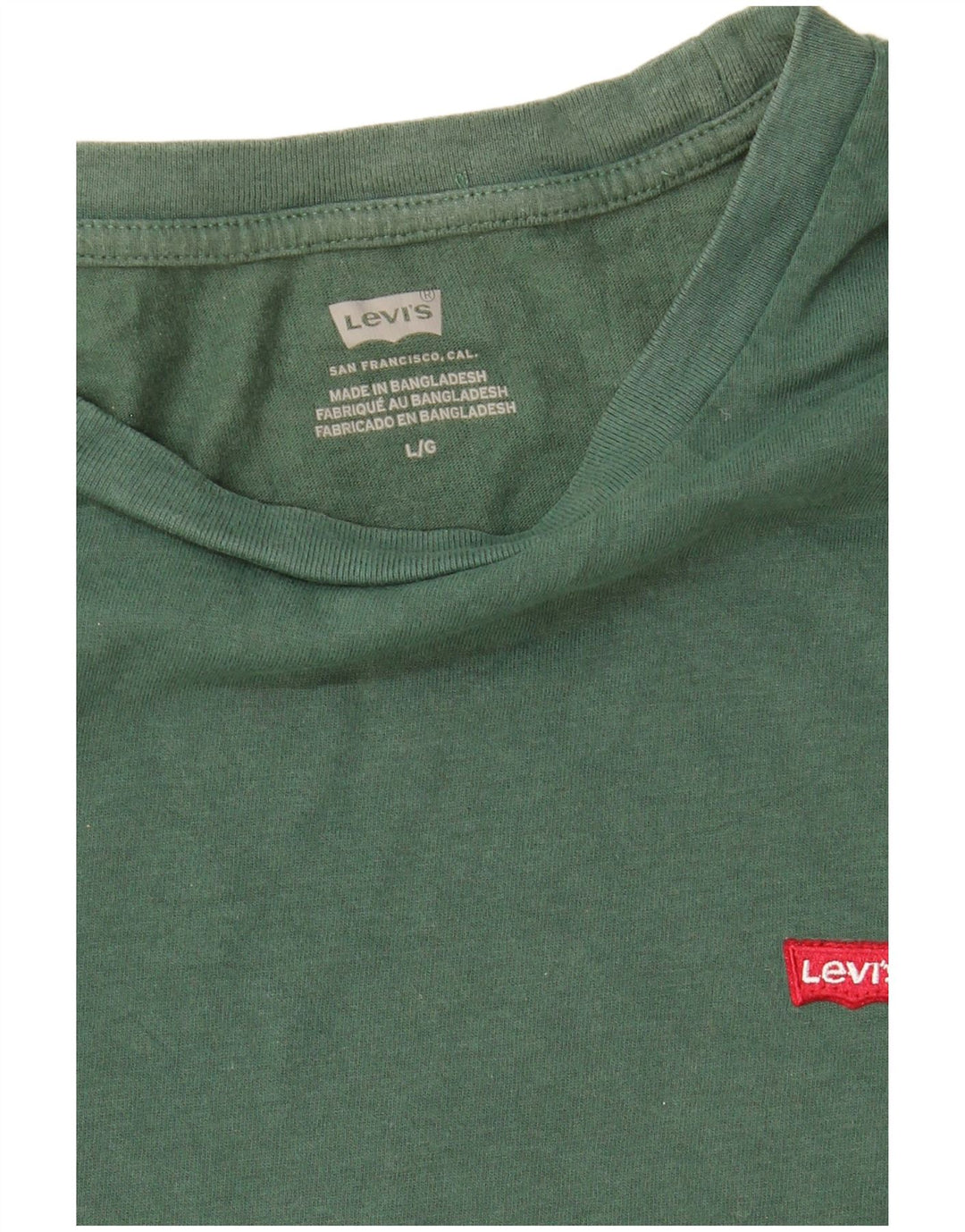 Levi's Camiseta para mujer Top UK 46 Large Green