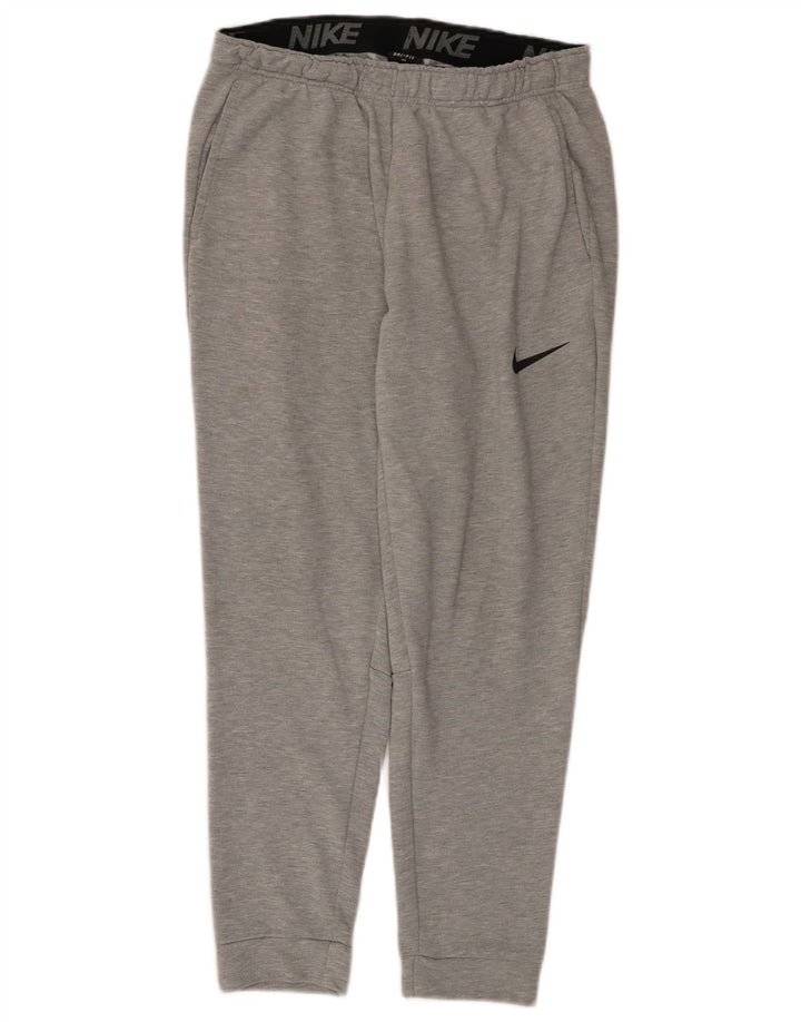 Nike - Pantalones de chándal para hombre, color gris, poliéster