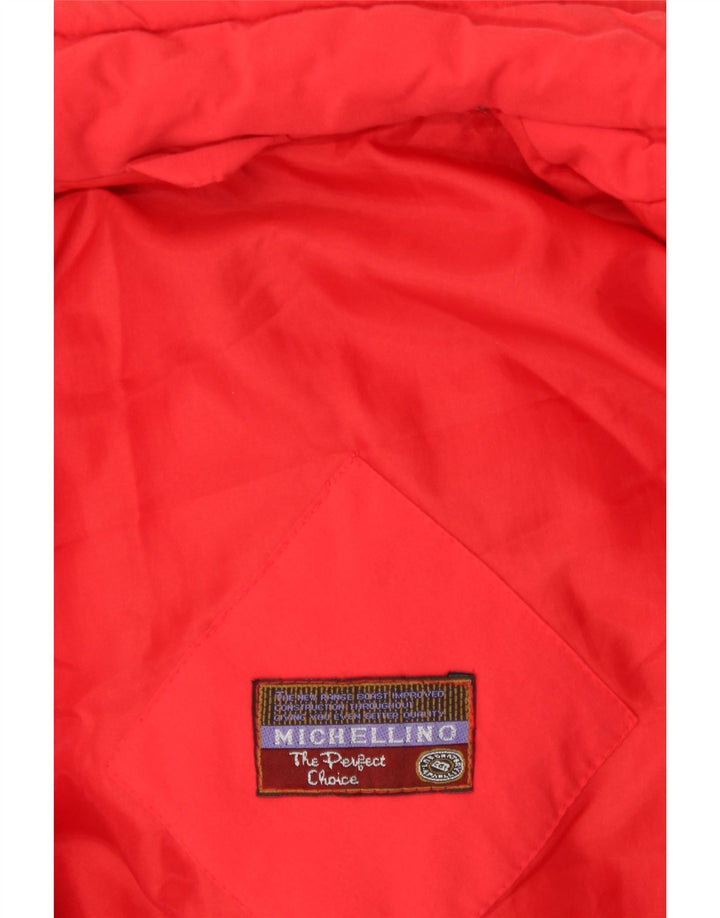 VINTAGE Womens Hooded Padded Jacket UK 16 Large Red Vintage Vintage and Second-Hand Vintage from Messina Hembry 