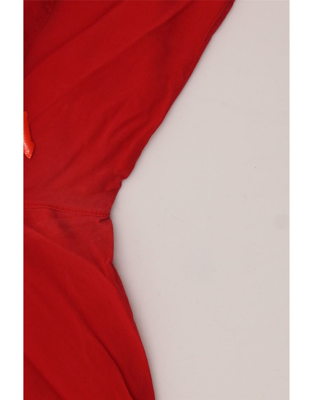 Blusa camisera para mujer Andrea Mare UK 46 Large Seda roja