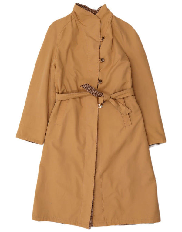 Abrigo reversible vintage para mujer IT 42 Beige medio