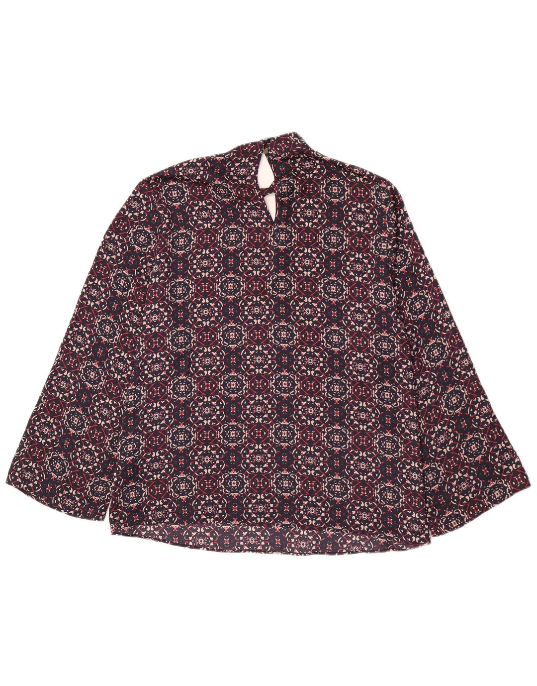 Marks & Spencer Blusa con patrón abstracto para mujer UK 22 3XL Azul marino