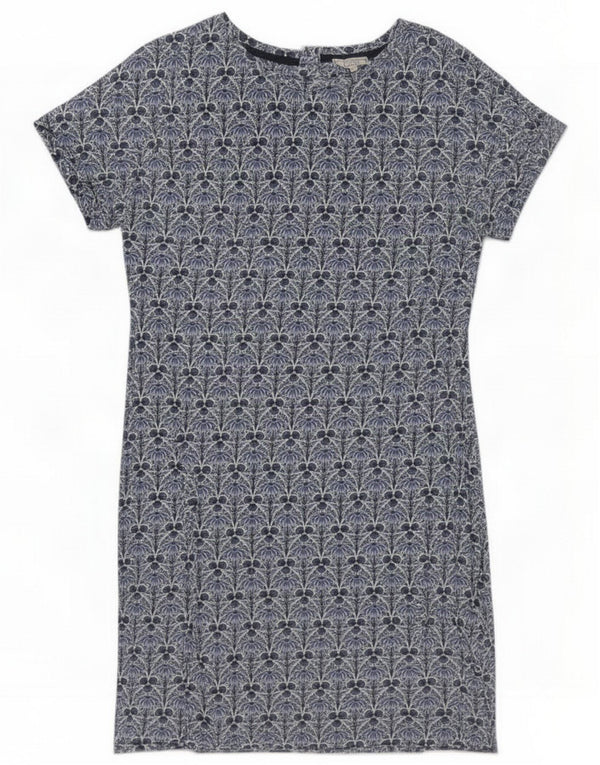 Vestido recto para mujer Fat Face UK 8 Pequeño Algodón floral azul marino