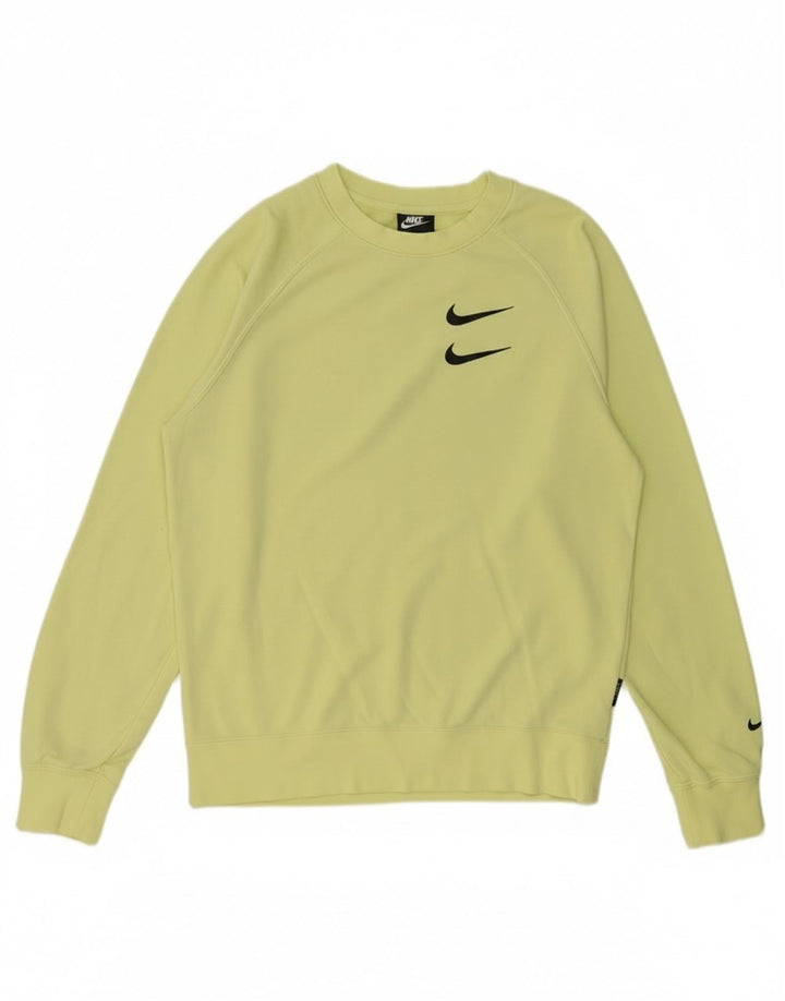 Nike Sudadera con gráfico para Hombre Jersey pequeño de algodón Amarillo