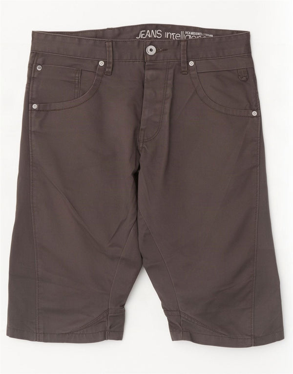 Pantalones Cortos Casuales Jack & Jones Hombre W32 Gris Medio