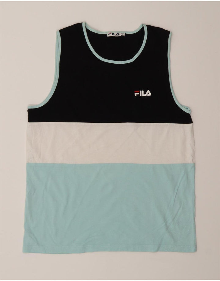 Fila Camiseta sin mangas para niño 15-16 años, multicolor