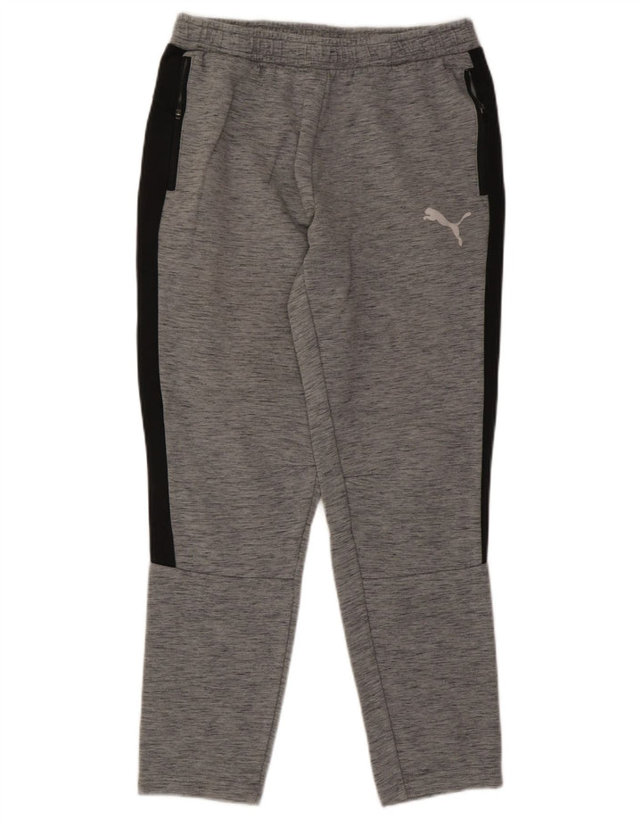 Pantalones De Chándal Puma Gris Medio De Algodón Color Block