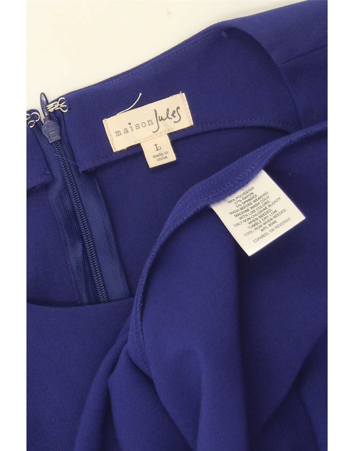 Jules Vestido tubo sin mangas para mujer UK 44 Poliéster azul grande