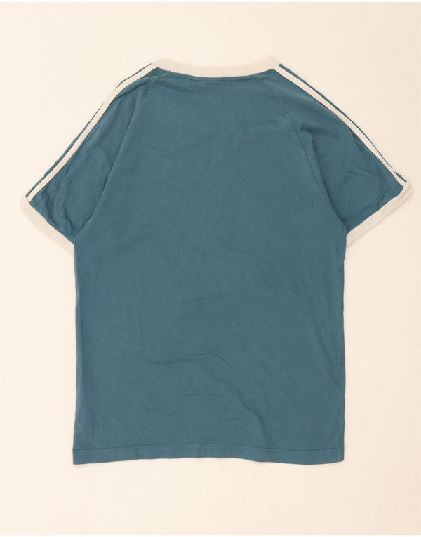 ADIDAS Camiseta Hombre Top Azul Medio Algodón