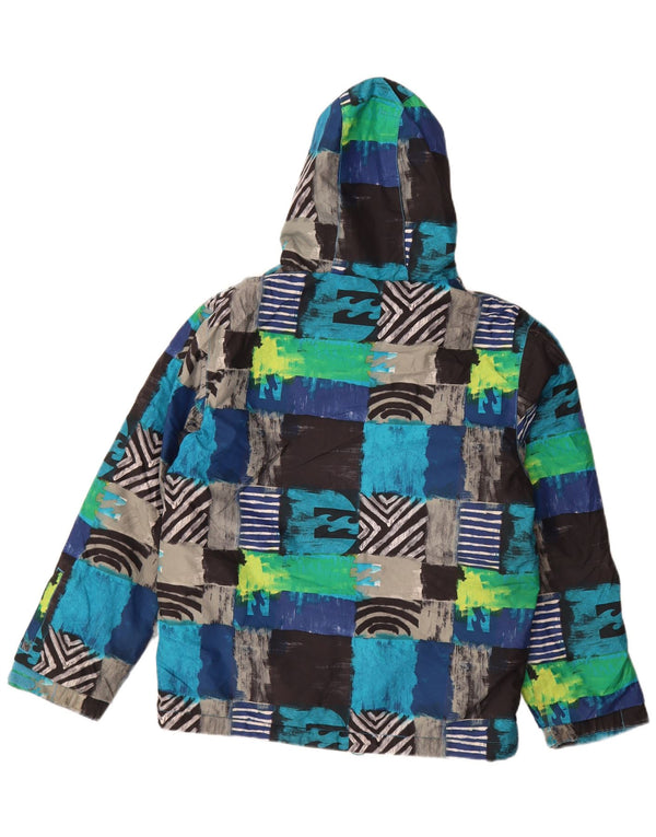 Billabong Chaqueta de esquí con capucha para niños 13-14 años XL Patchwork multicolor