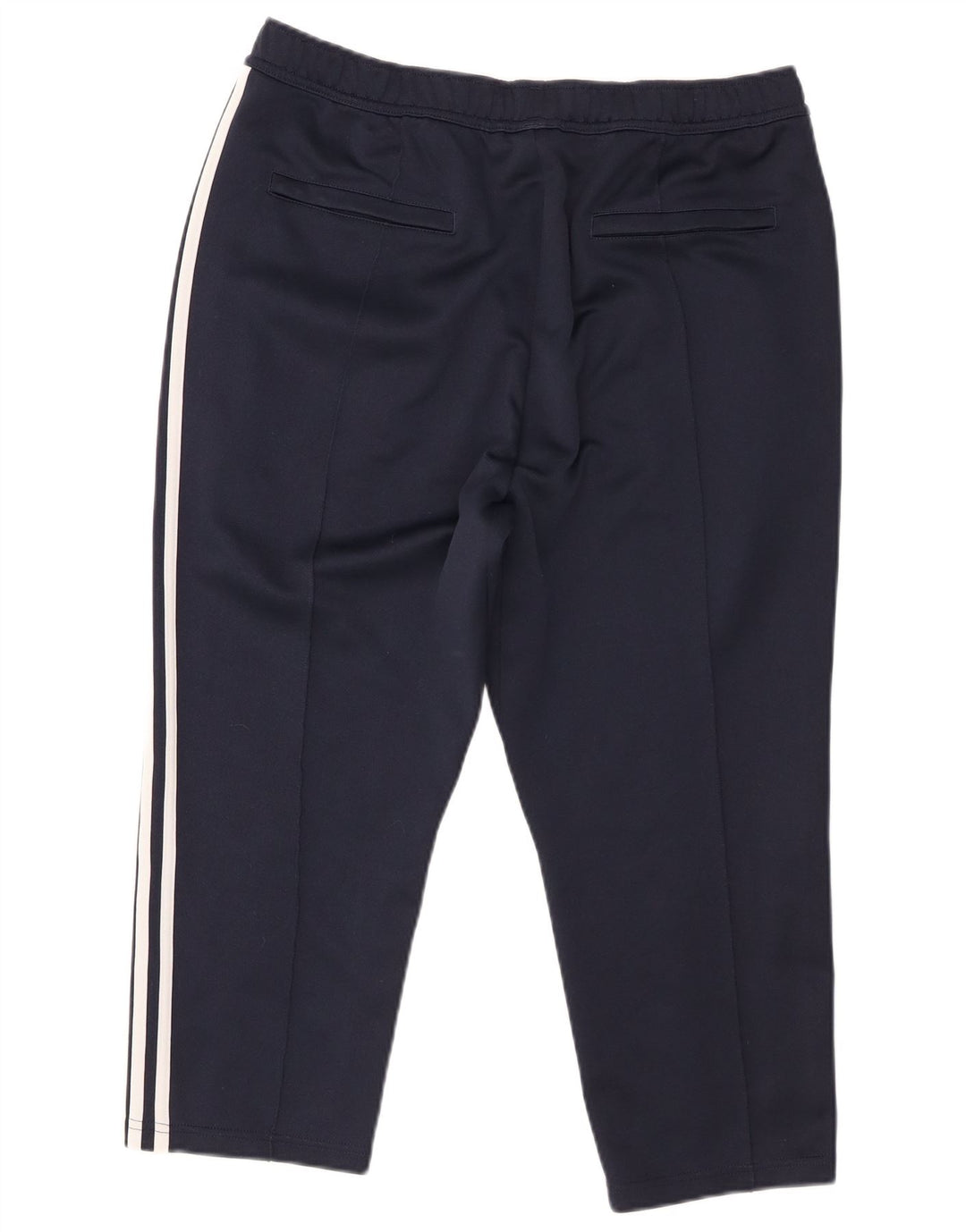 Adidas Hombre Crop Chándal Pantalones Grande Azul Marino Poliéster