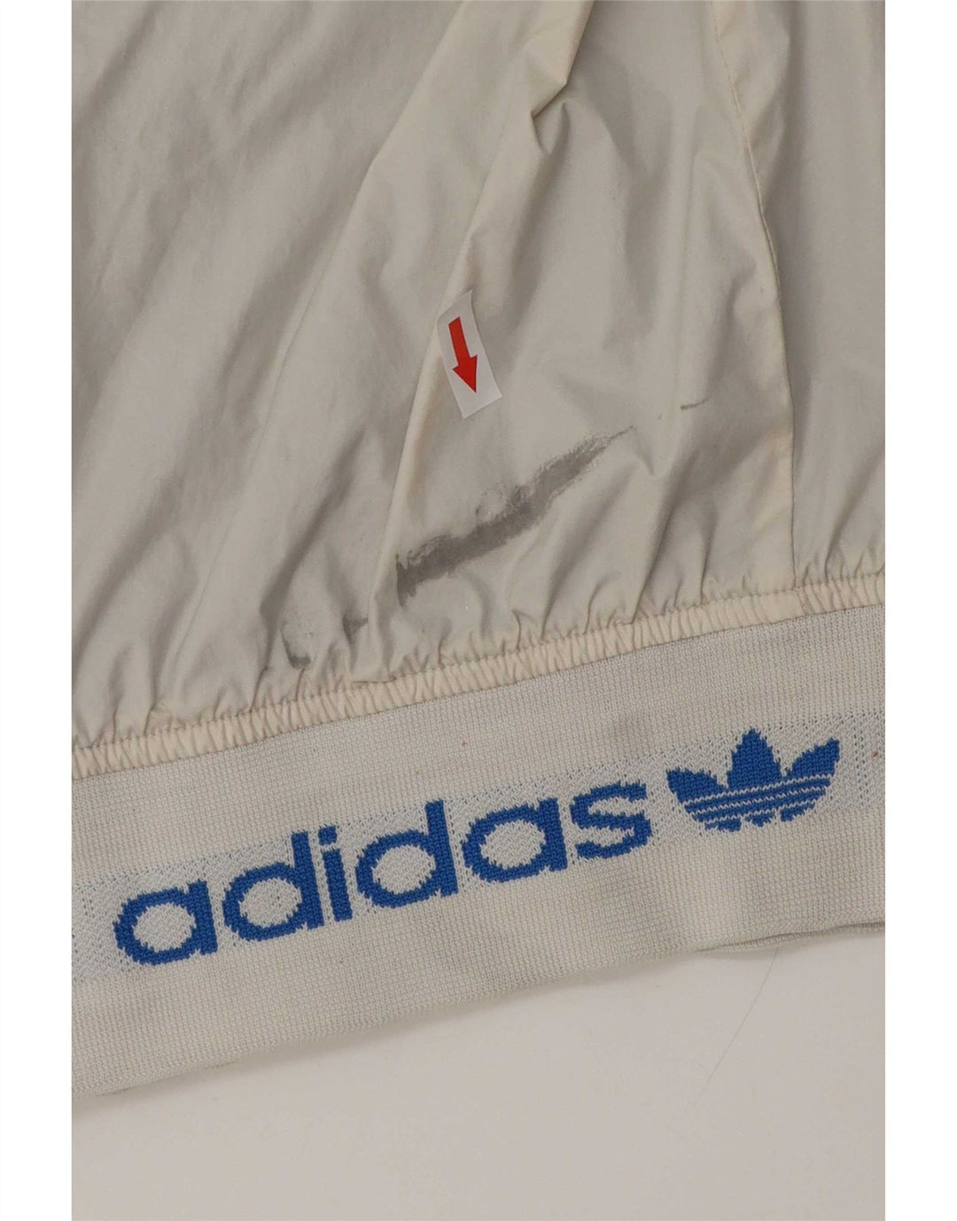 Adidas Chaqueta reversible con capucha gráfica para hombre UK 38 Medium White Colourblock