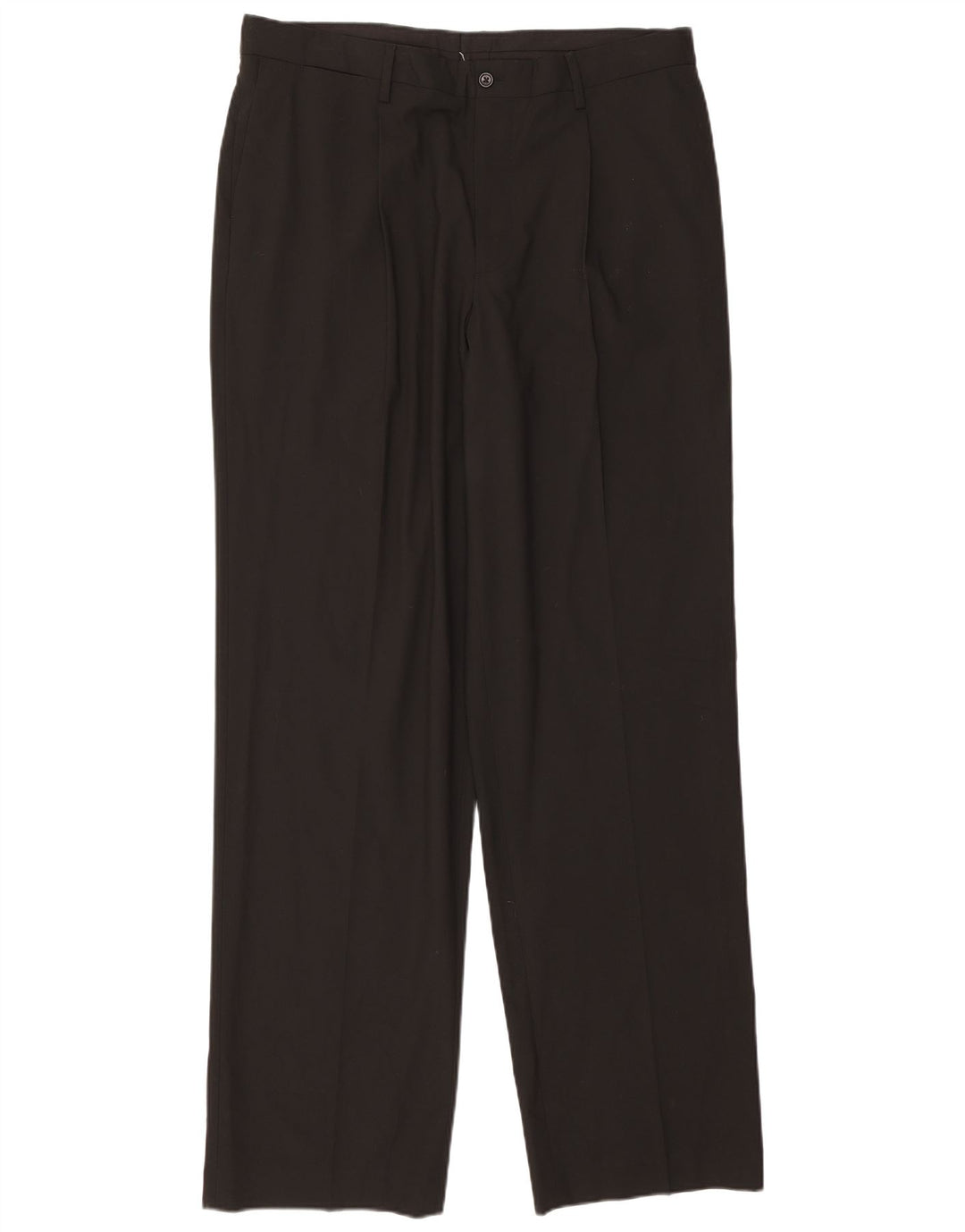 NAUTICA Pantalones de traje de ajuste clásico Rigger Pegged para hombre W36 L34 Negro