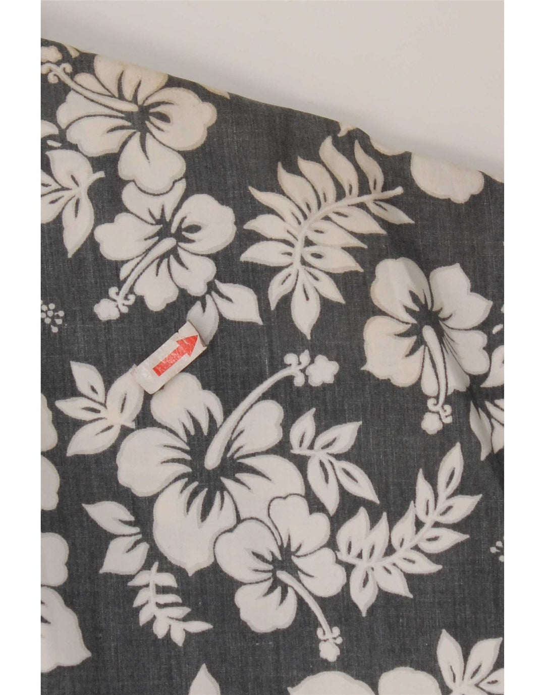 Camisa Kappa Hombre Manga Corta Poliéster Floral Gris Grande