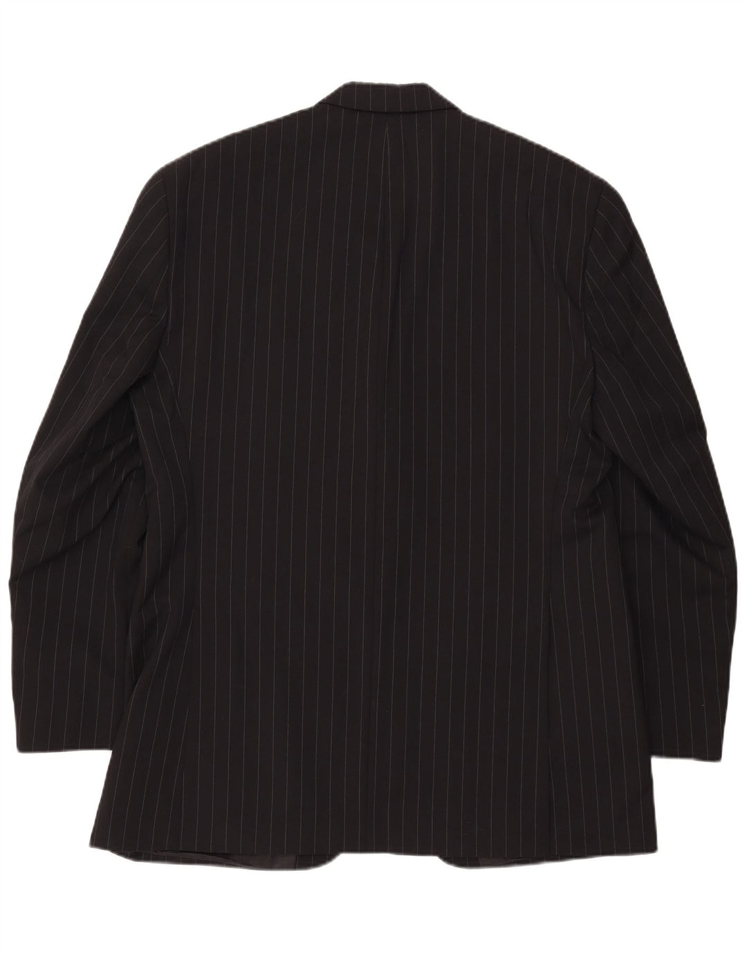 CHAPS Chaqueta tipo blazer de 3 botones para hombre UK 42 XL Lana negra a rayas