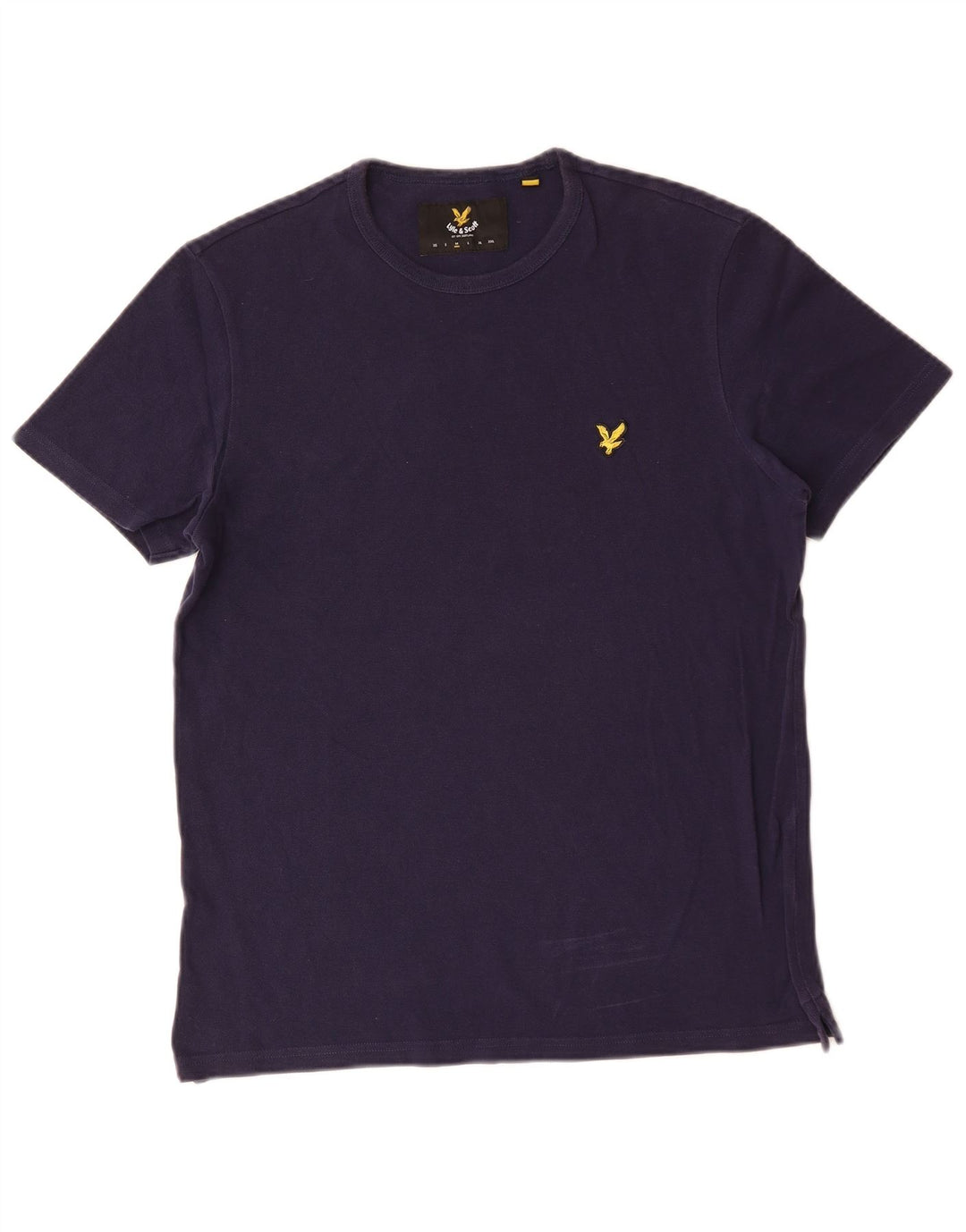 Camiseta Lyle & Scott Hombre Top Medium Azul Marino Algodón