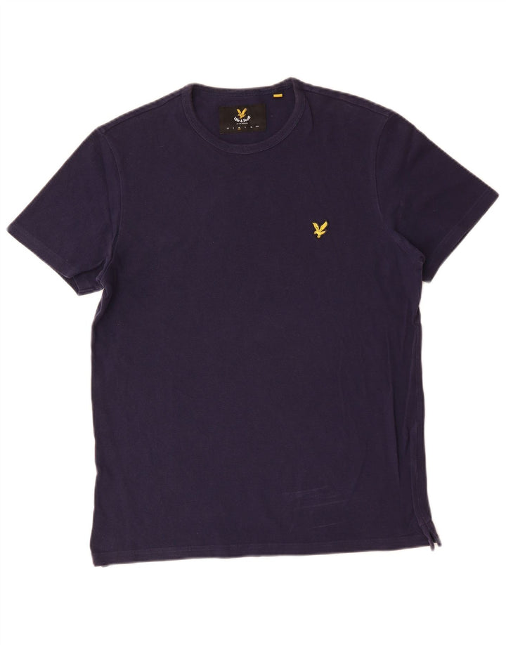 Camiseta Lyle & Scott Hombre Top Medium Azul Marino Algodón