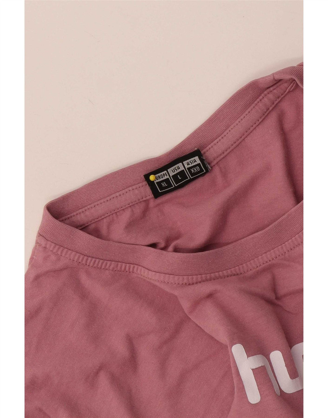 Hummel - Camiseta gráfica para hombre, talla grande, color rosa
