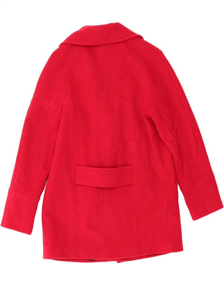 WINDSMOOR Womens 3 Button Blazer Jacket UK 14 Medium Pink Wool Vintage Windsmoor and Second-Hand Windsmoor from Messina Hembry 