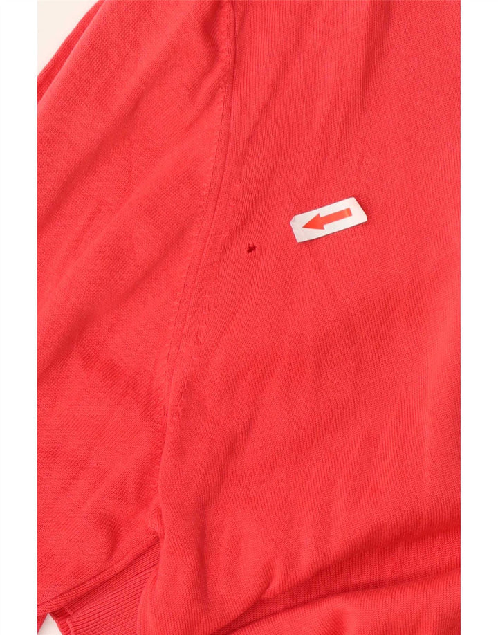 Massimo Dutti Jersey con Cuello en V para Hombre Large Rojo