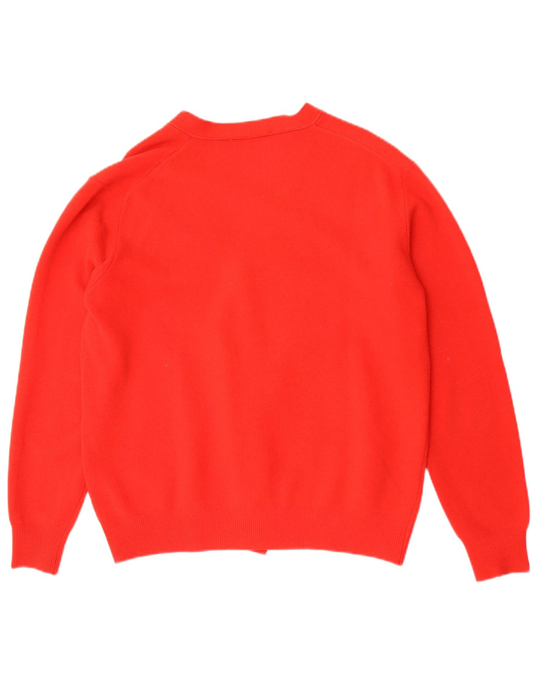 Vintage mujer Cardigan suéter IT 54 3XL Rojo
