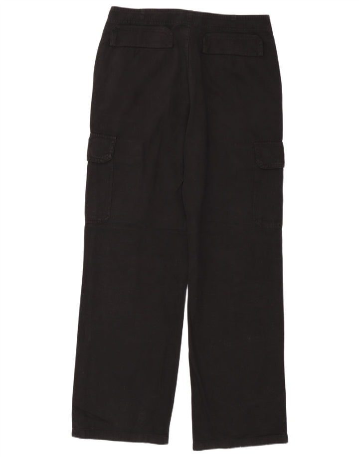 Zara Mujer Pantalones Cargo Rectos EU 40 Medium W30 L30 Negro