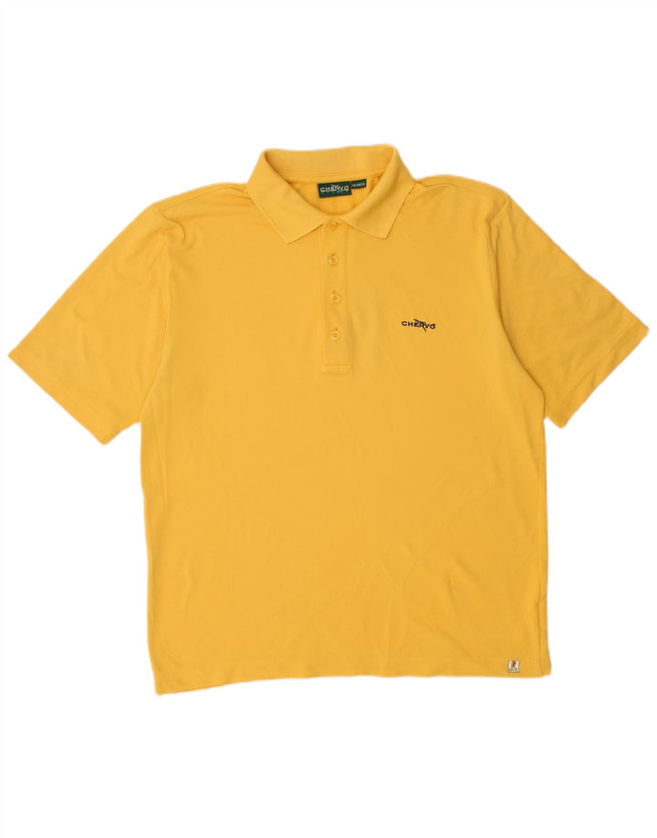 Polo Chervo Hombre IT 50 Poliamida Amarillo Medio