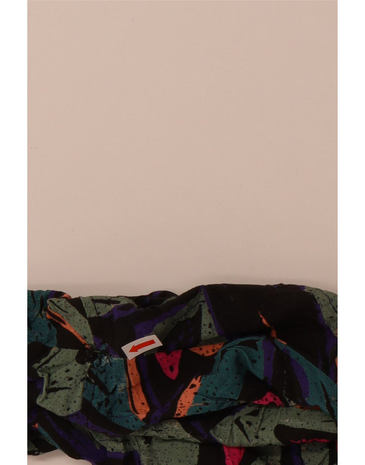 Camisa Pull & Bear Hombre Manga Corta XL Viscosa Geométrica Multicolor