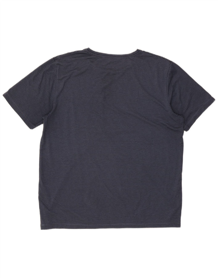 Rohan Camiseta Hombre Top Grande Poliéster Rayas Azul Marino