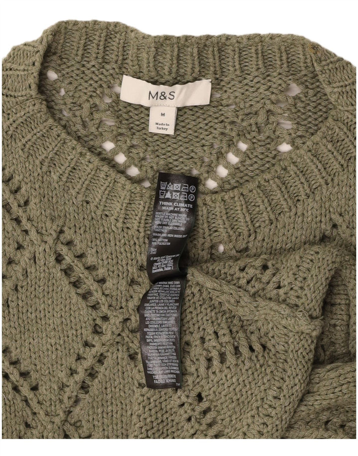 MARKS & SPENCER Camiseta sin mangas corta para hombre Algodón caqui mediano Argyle/Diamond