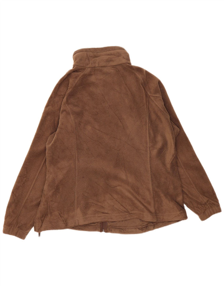 Columbia Chaqueta polar para mujer UK 20 2XL Marrón Poliéster