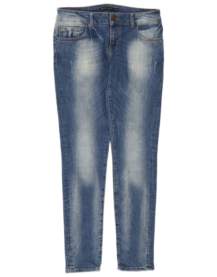Zara Vaqueros Pitillo Mujer EU 40 Mediano W30 L30 Azul