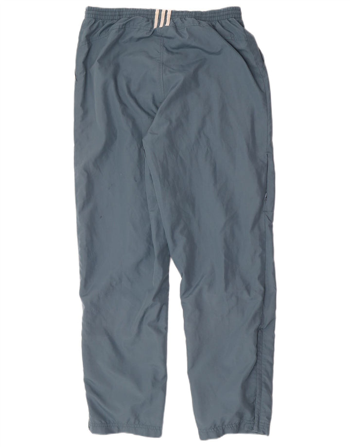 Adidas Mujer Chándal Pantalones Joggers UK 12 Medio Azul Poliéster