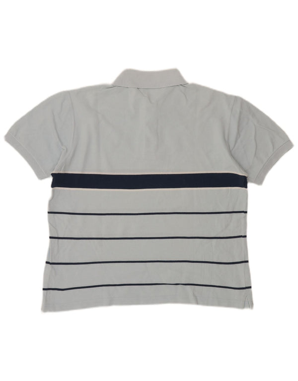 Polo Fred Perry Hombre De Algodón A Rayas Azul Medio