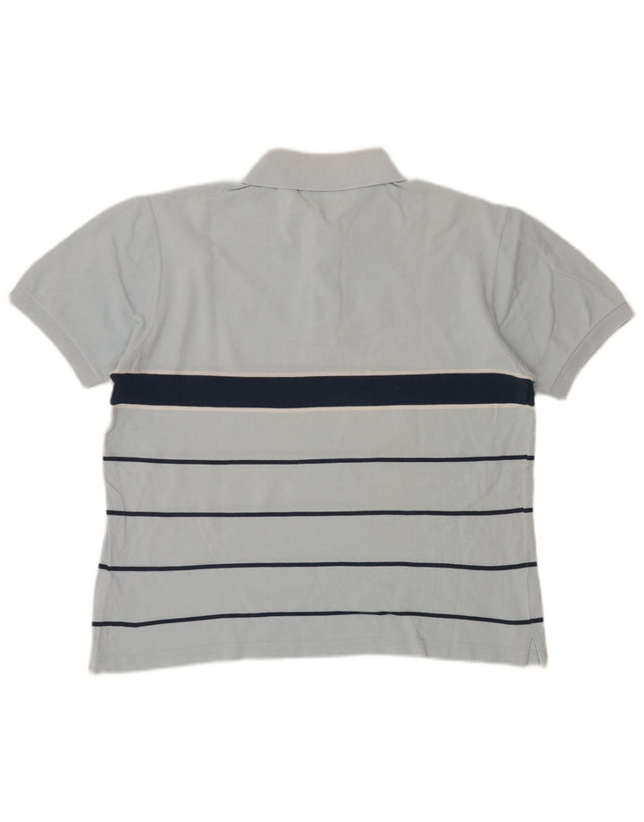Polo Fred Perry Hombre De Algodón A Rayas Azul Medio
