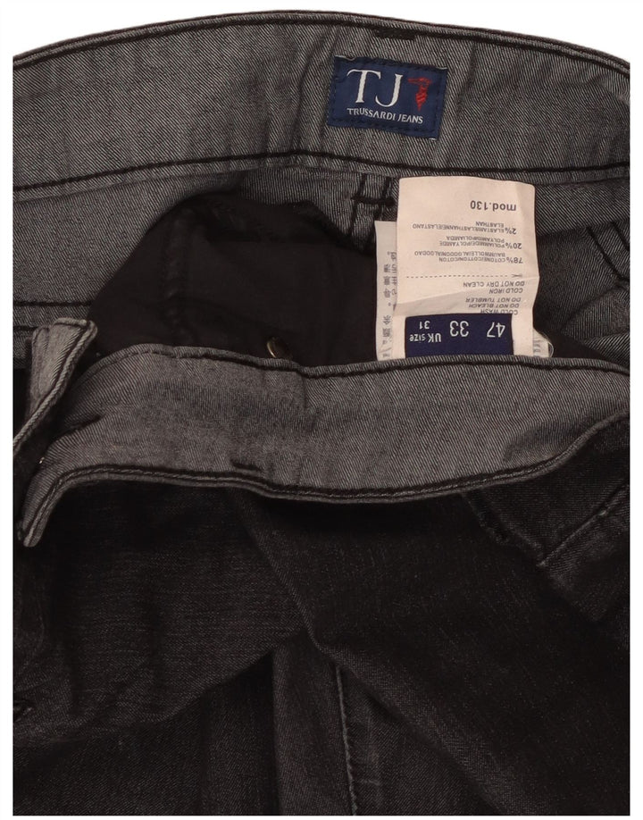 Vaqueros Trussardi Mujer Rectos W31 L26 Negro Algodón