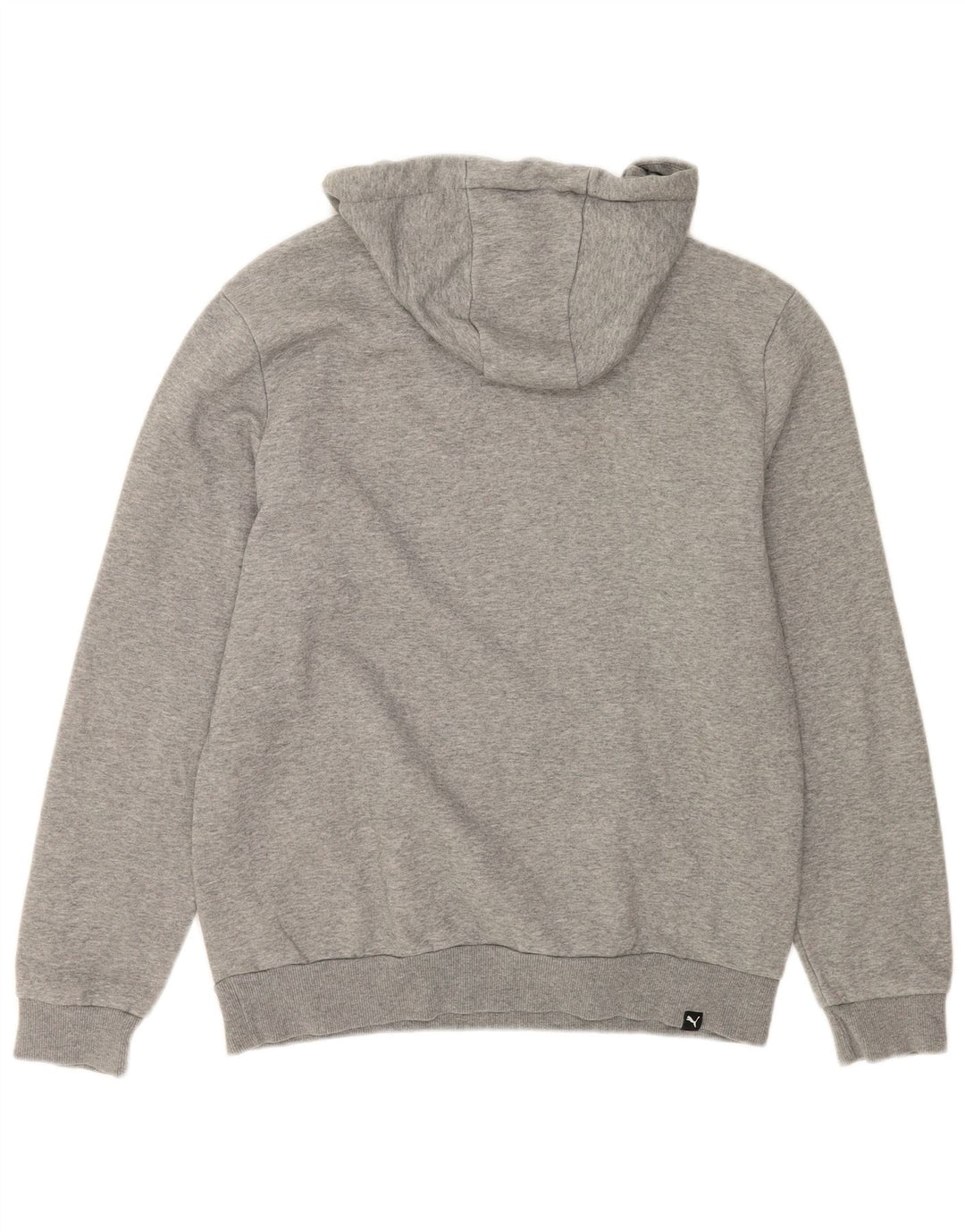 Puma Hombre Sudadera Con Capucha Gráfica Jersey De Algodón Moteado Gris Medio