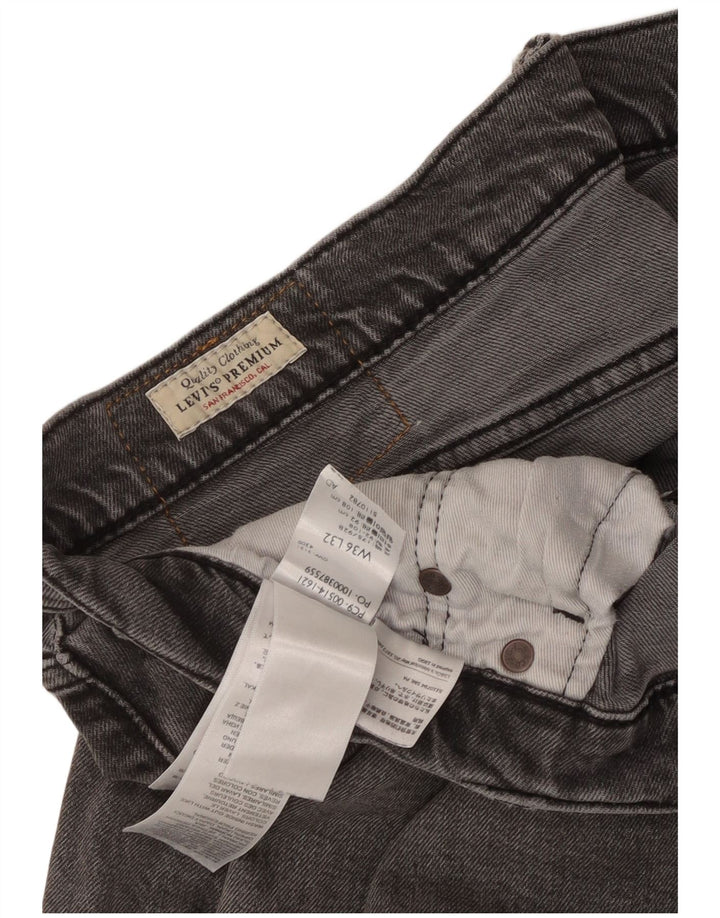 Levi's Vaqueros rectos 514 para hombre W36 L32 Gris Algodón Clásico