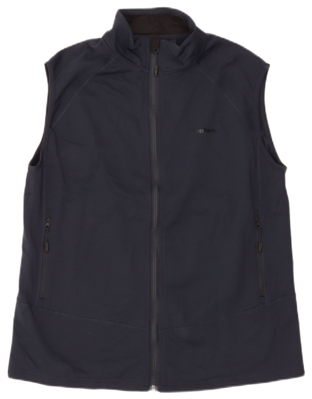 Rohan Hombre Sin Mangas Chándal Top Chaqueta Grande Poliéster Azul Marino