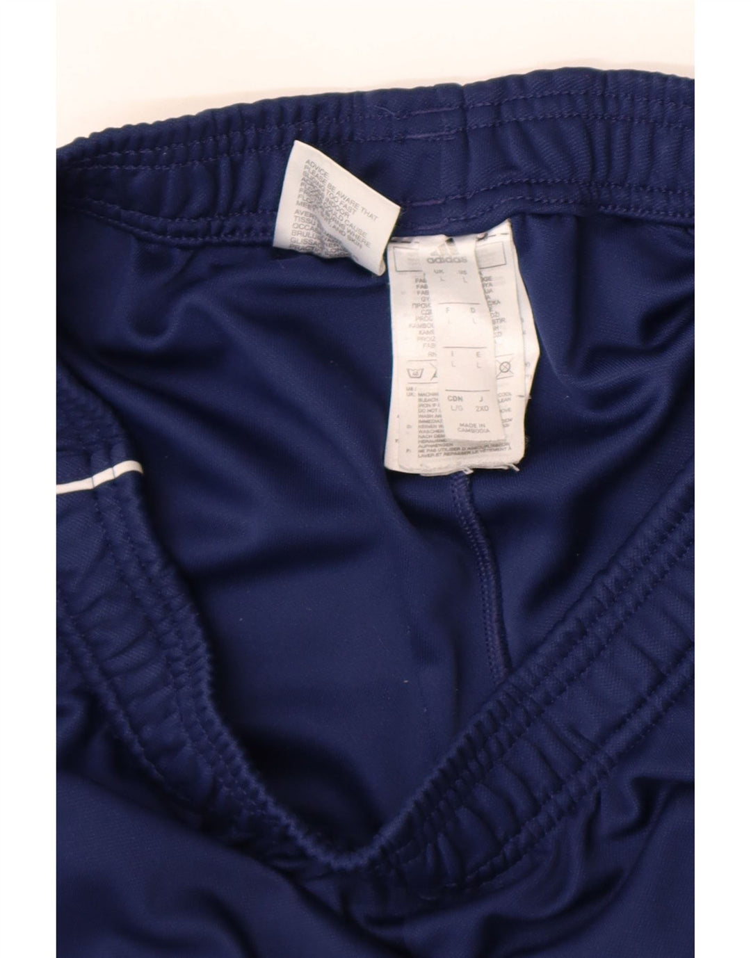 Pantalón De Chándal Adidas Hombre Grande Azul Poliéster