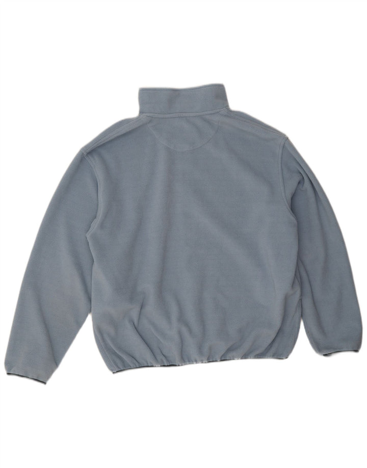 Columbia Chaqueta polar holgada para hombre ES 38 Poliéster azul medio