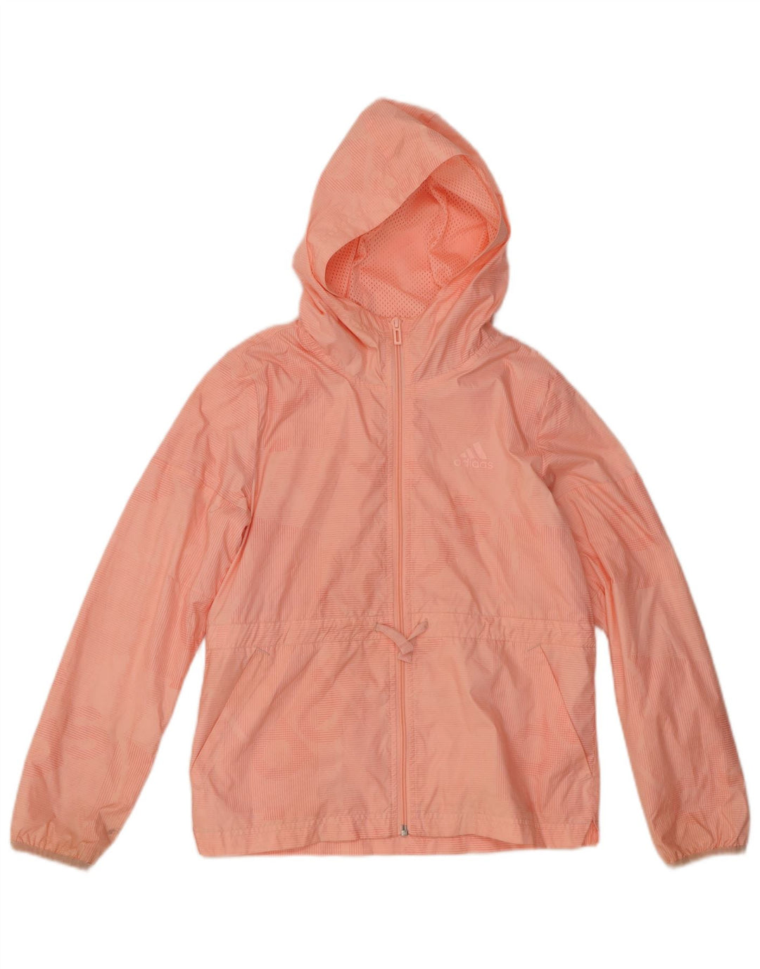 Chubasquero con capucha Adidas Niñas 11-12 años Rosa Poliéster