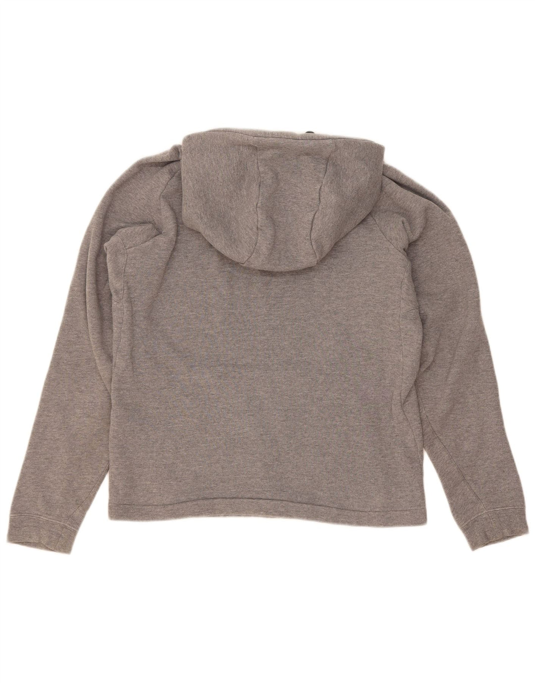 Nike Jersey con capucha para hombre, talla pequeña, algodón moteado gris