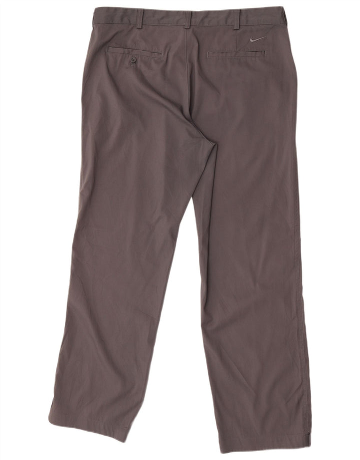 Pantalón chino recto Dri Fit para hombre Nike W36 L30 Poliéster gris