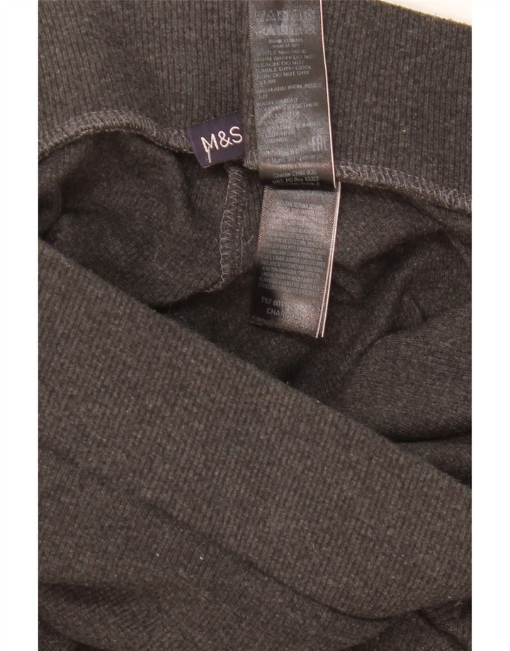 Marks & Spencer Pantalones de chándal para mujer UK 46 Grande Gris Poliéster