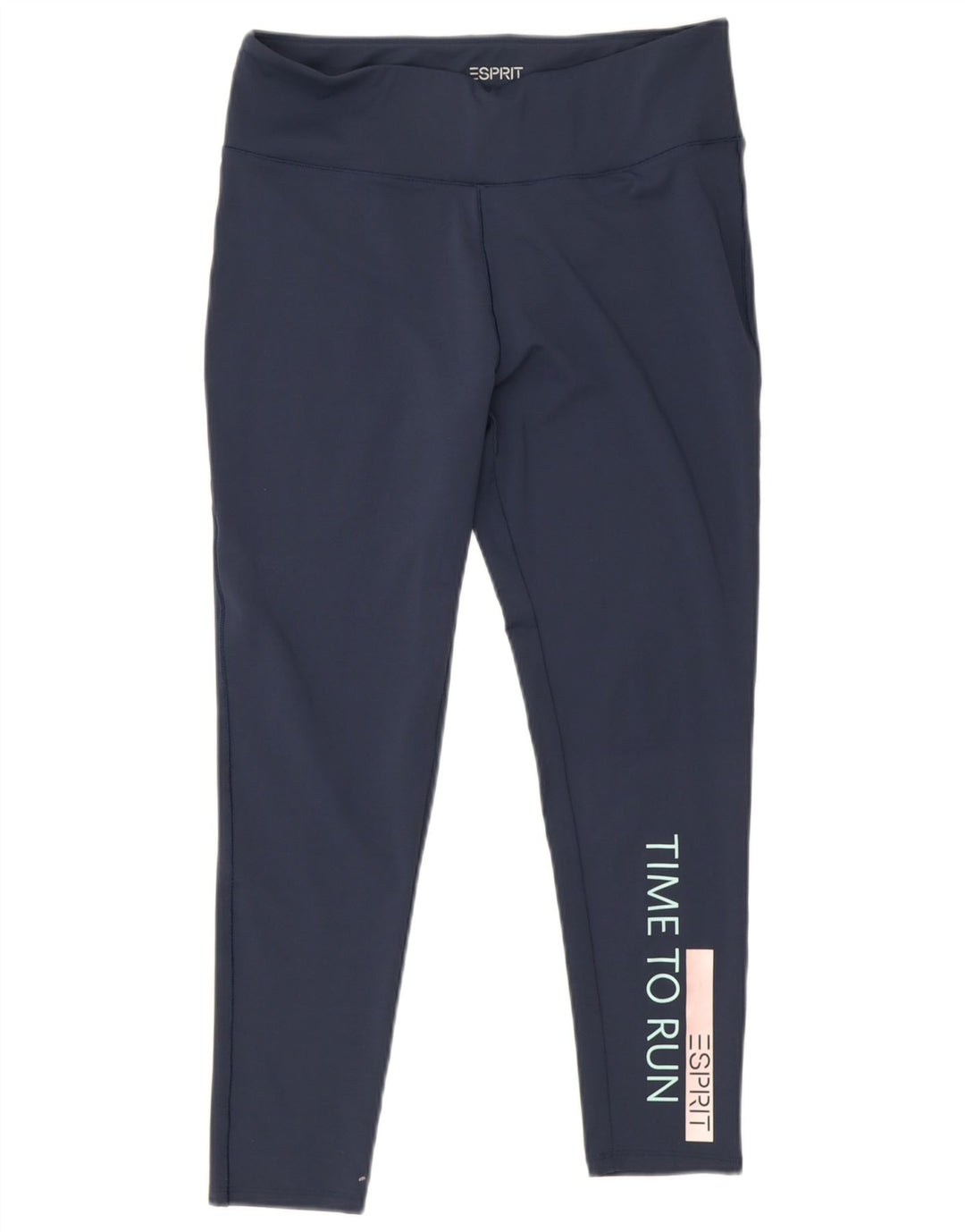 Esprit Leggings cortos gráficos para mujer UK 44 Grande Poliéster azul marino