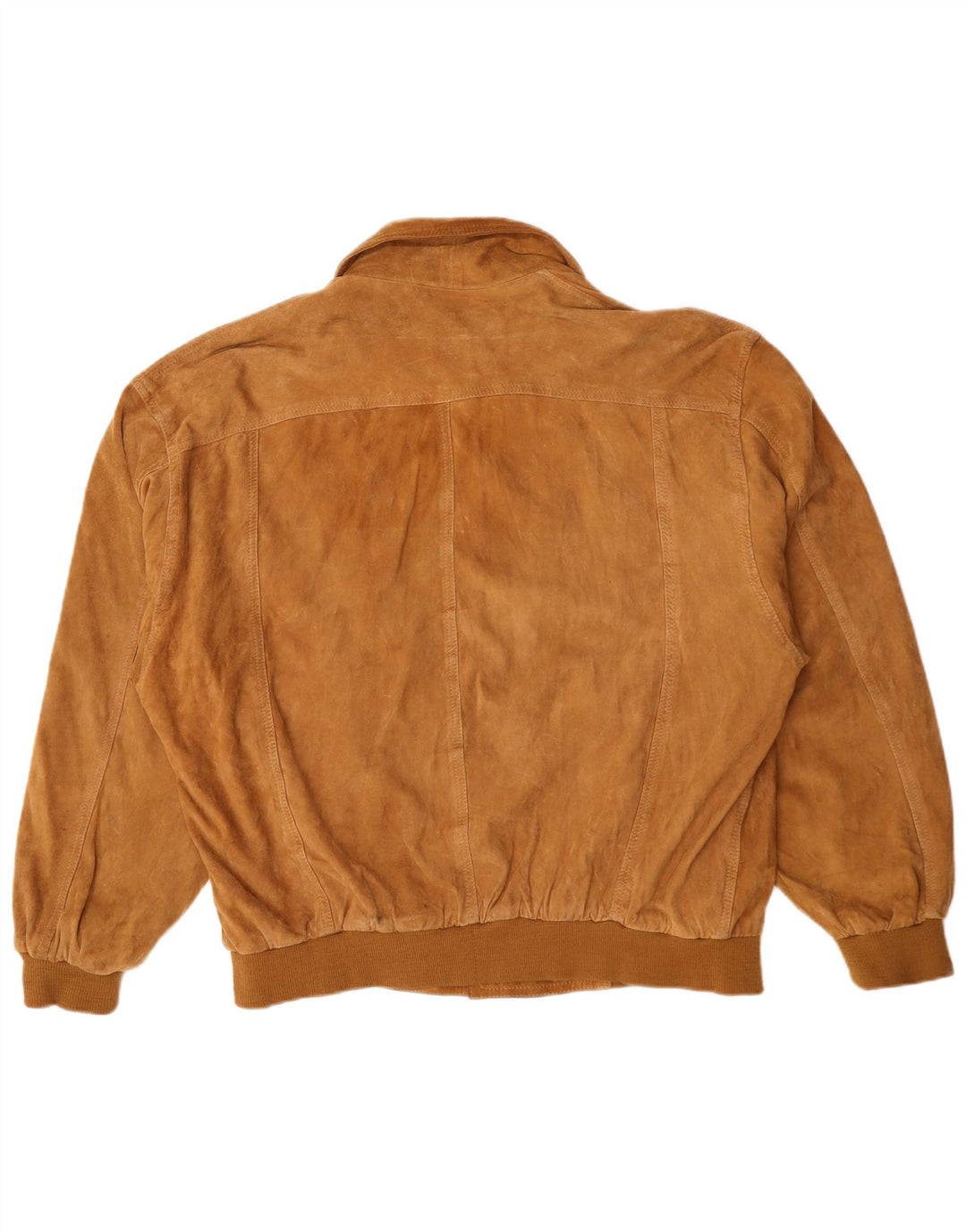 Vintage hombres ante bomber chaqueta Reino Unido 44 2XL marrón