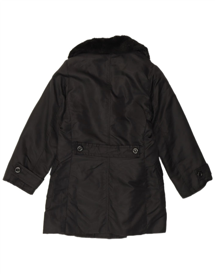 Max & Co. Abrigo cortavientos para mujer UK 42 Mediano Negro