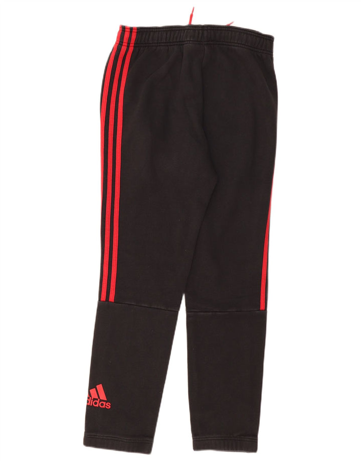 ADIDAS Hombre Chándal Pantalones Joggers Pequeño Gris Algodón